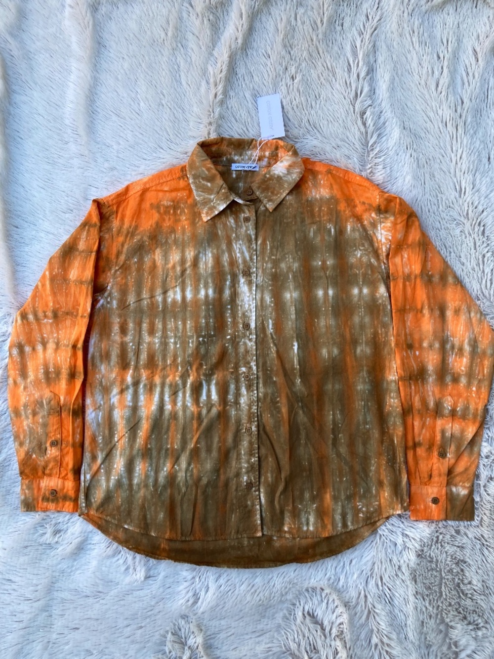 NWT Cotton Citizen Button Up Long Sleeve Womens Size XS